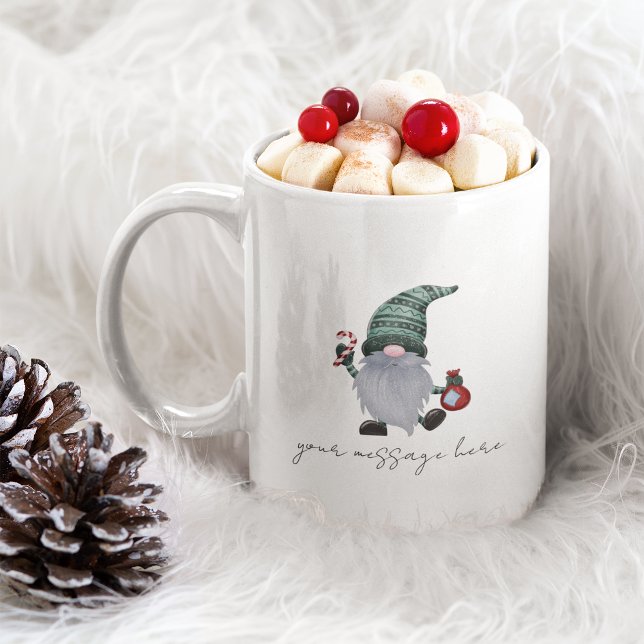 Taza De Café Feliz regalo personalizado de café navideño (Merry Christmas Coffee Mug Personalized Gift)