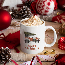 Taza De Café Feliz regalo personalizado de café navideño