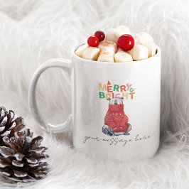 Taza De Café Feliz regalo personalizado de café navideño