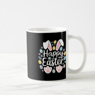 Taza De Café Feliz Semana Santa Conejo Semana Santa Caza de Hue