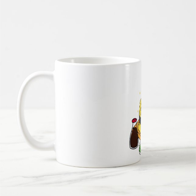 Taza De Café Feliz Tamago Sushi (Izquierda)