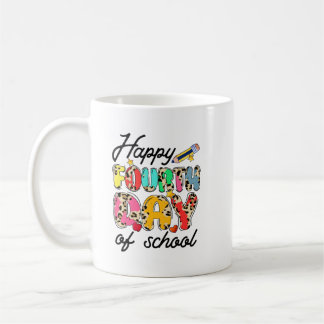 Taza De Café feliz tercer día de escuela 2