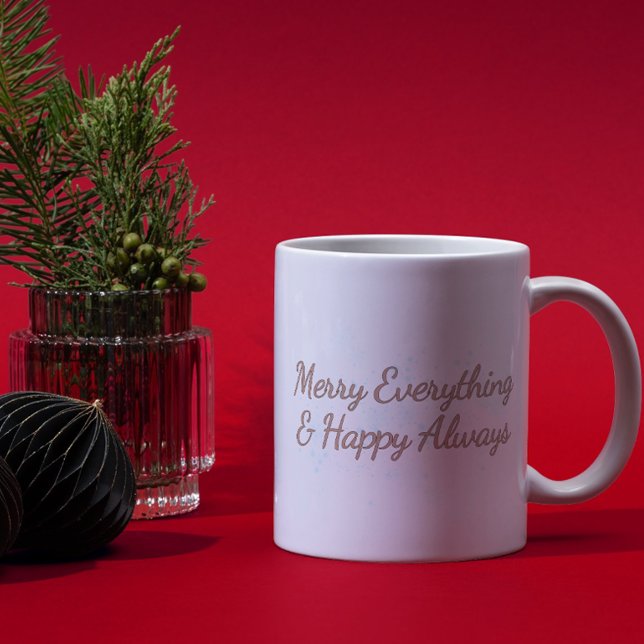 Taza De Café Feliz todo y siempre, calor de vacaciones, (Subido por el creador)