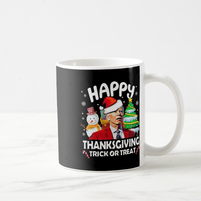 Taza De Café Feliz Truco O Trato De Acción De Gracias (Derecha)