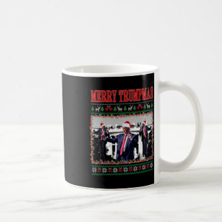 Taza De Café Feliz Trumpmas Donald Trump, navidad Santa