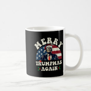 Taza De Café Feliz Trumpmas Navidad Divertido Trump Presidente