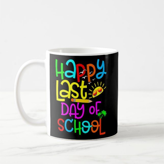 Taza De Café Feliz Último Día De Estudiantes Y Maestros 1 (Izquierda)