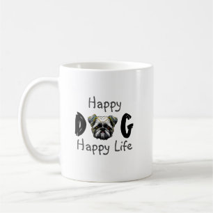 Taza De Café Feliz Vida del Perro