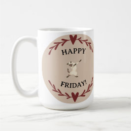 Taza De Café ¡Feliz viernes con siamés!