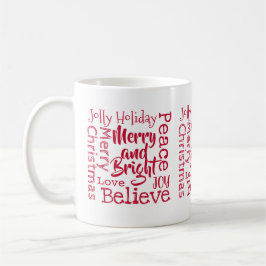 Taza De Café Feliz y brillante otros dulces dichos navideños ro