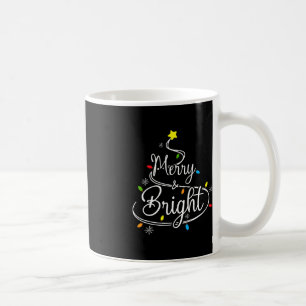 Taza De Café Feliz y brillante vacaciones para Navidades de tem