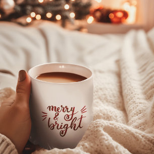 Taza De Café Feliz y luminoso - rojo