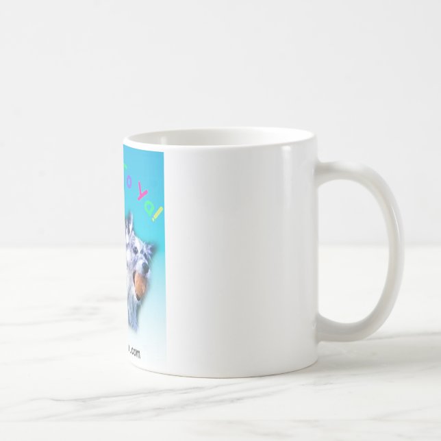 Taza De Café ¡Feliz ya! Mug. de 11 oz (Derecha)
