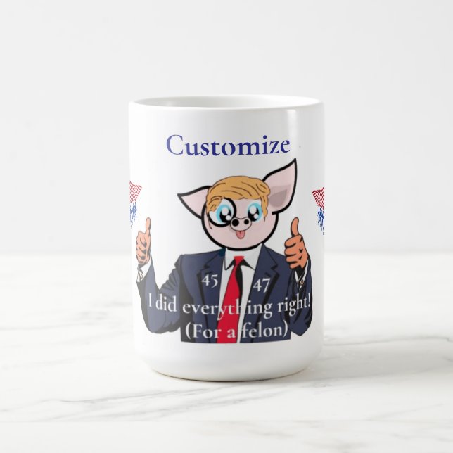 Taza De Café Felon President Thunder_Cove (Centro)