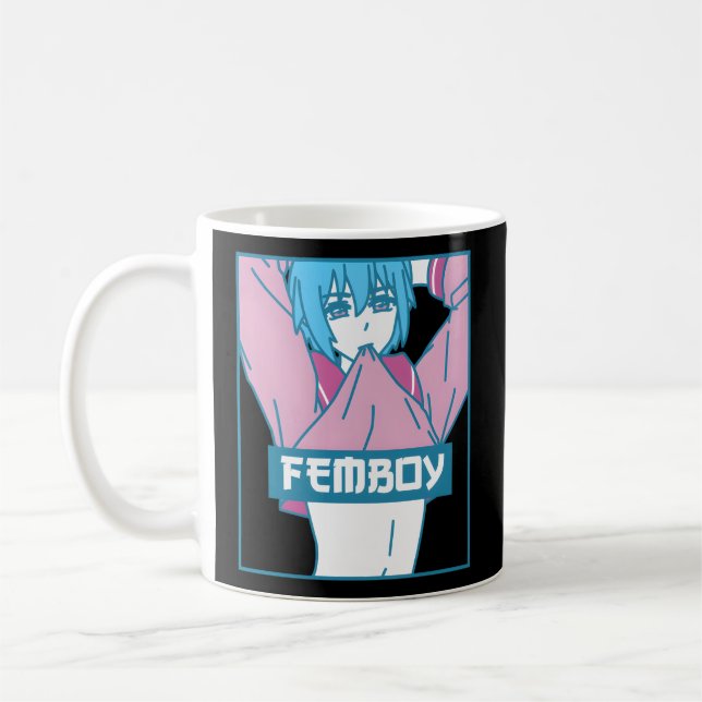 Taza De Café Fem Estética Pastel Yaoi Anime Crossdressing (Izquierda)