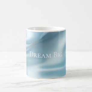 Taza De Café Feminine Light Blue Faux Satin