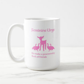 Taza De Café "Feminine Urge to Make Goatworthy Friends" Mug