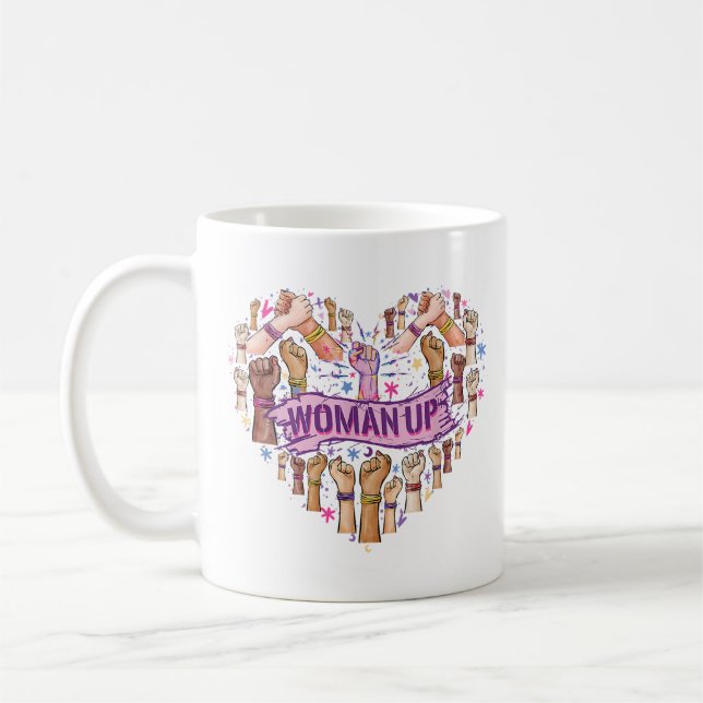 Taza De Café Feminismo Fuerte empoderamiento feminista Feminis (Izquierda)