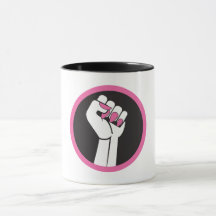 Taza de café feminista del orden del día