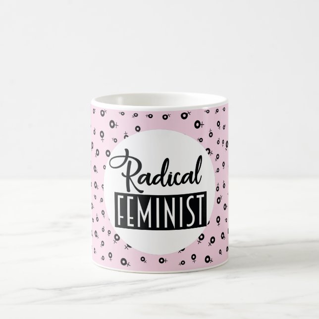 Taza De Café Feminista radical (Centro)