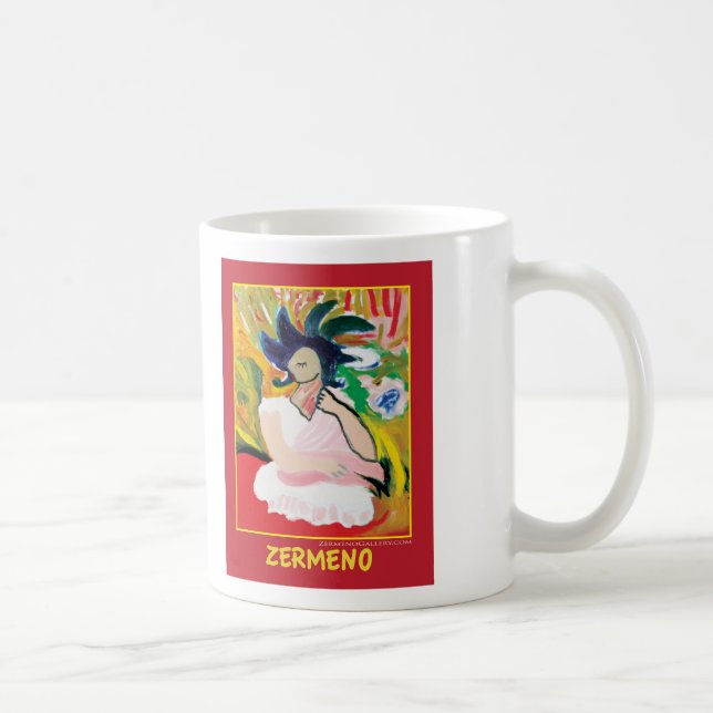 Taza De Café "Femme Fauve" por Zermeno (Derecha)