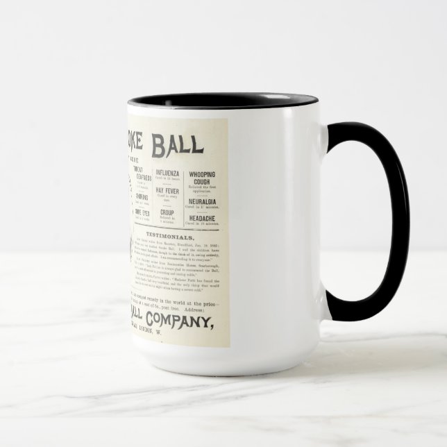Taza de café fénica de la bola de humo (Derecha)
