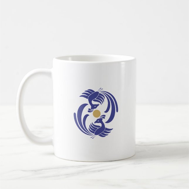 Taza De Café fénix doble vintage (Izquierda)