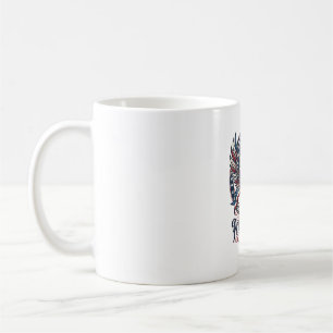 Taza De Café Fénix Patriótico Híbrido Patriota Animal Híbrido P