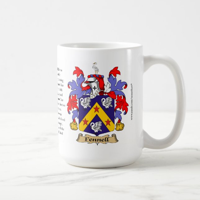 Taza De Café Fennell, el origen, el significado y el escudo (Derecha)