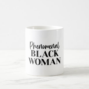 Taza De Café Fenomenal negro mujer mug