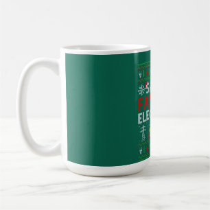 Taza De Café Feo regalo de Navidad para electores a Santa Ama e