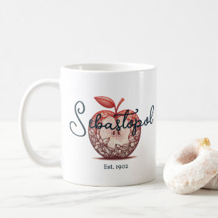 Taza De Café Feria de Apple Sebastopol California Gravenstein