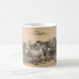 Taza De Café Feria de Caballos Personalizada – Rosa Bonheur