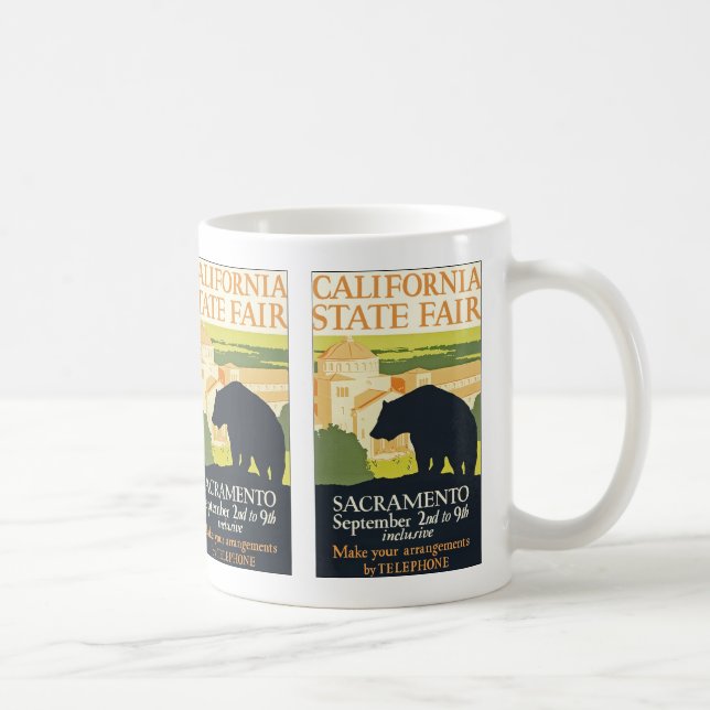 Taza De Café Feria Estatal de California (Derecha)