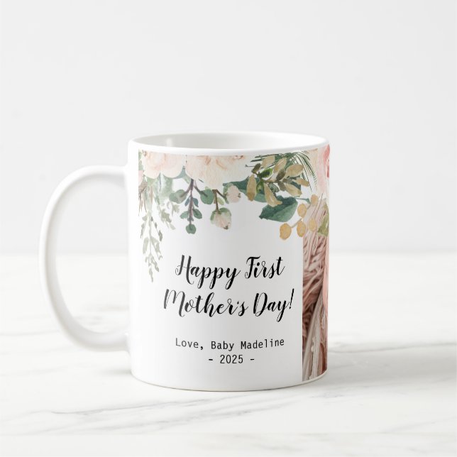 Taza De Café Feria feliz del Día de la Madre (Izquierda)