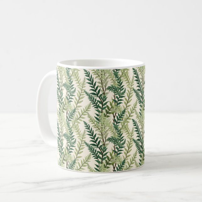 Taza De Café Fern Fronds (Anverso izquierdo)