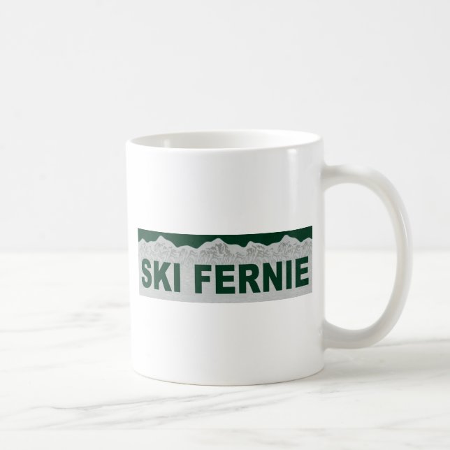 Taza De Café Fernie del esquí (Derecha)