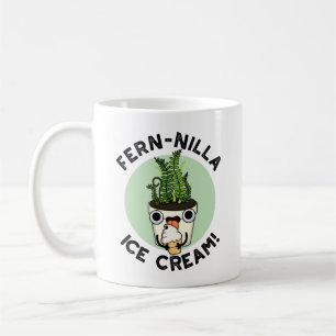 Taza De Café Fernilla Helado Crema Graciosa Planta De Helados P