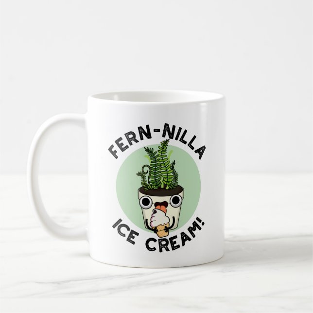 Taza De Café Fernilla Helado Crema Graciosa Planta De Helados P (Izquierda)