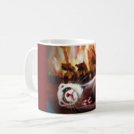 Taza De Café Ferret Sleeping Mug