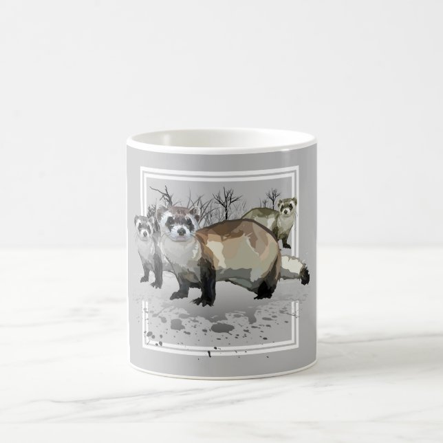 Taza De Café Ferrets (Centro)