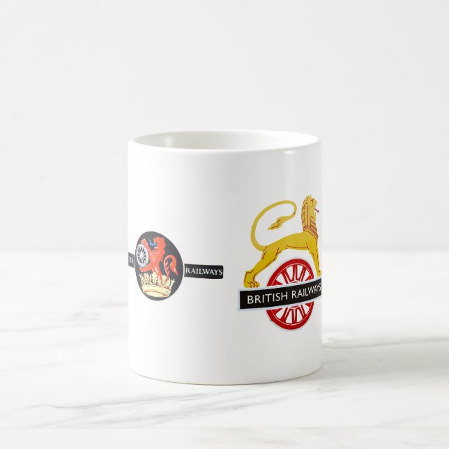 Taza De Café Ferrocarril 4 Ferrocarriles Británicos (Centro)