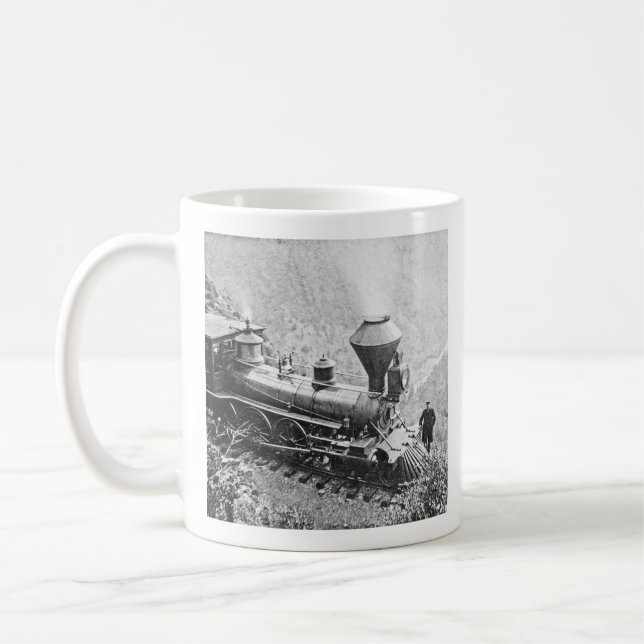Taza De Café Ferrocarril Central del Pacífico Cabo de Hornos Ca (Izquierda)