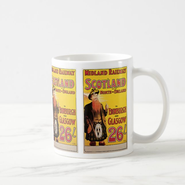 Taza De Café Ferrocarril de Midland a Escocia (Derecha)