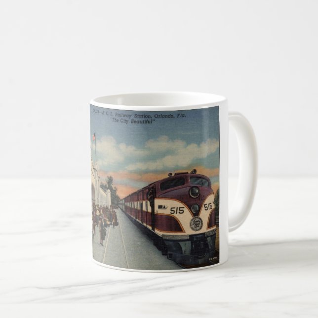 Taza De Café Ferrocarril de Orlando (Anverso derecho)