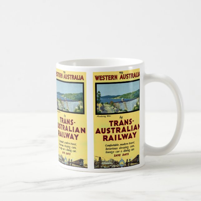 Taza De Café Ferrocarril Transaustraliano (Derecha)