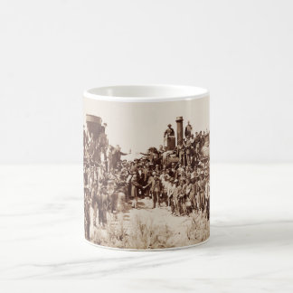 Taza De Café Ferrocarril transcontinental - ceremonia de oro