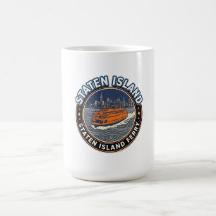 Taza De Café Ferry de Staten Island - Paso del amanecer