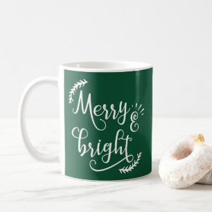Taza De Café ferry y Navidades brillantes