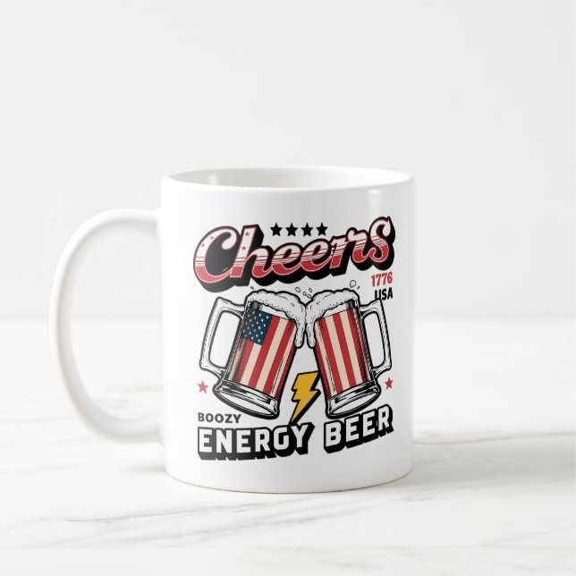 Taza De Café Festín de cerveza de vidrio de Estados Unidos (Izquierda)